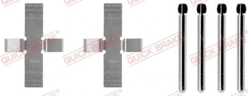 Image of QUICK BRAKE Brake pad fitting kit QUICK BRAKE 109-0902