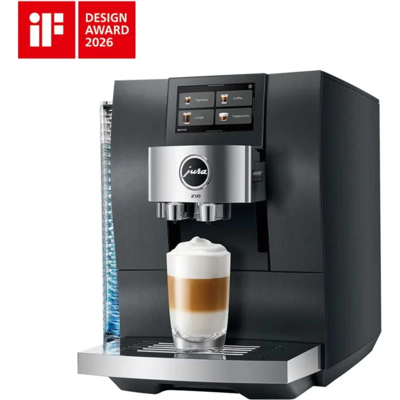 Image of JURA JUR-Z10-DIBLK-15847 Z10 Automatic Bean To Cup Coffee Machine 15847 - Diamond Black JURA JUR-Z10-DIBLK-15847