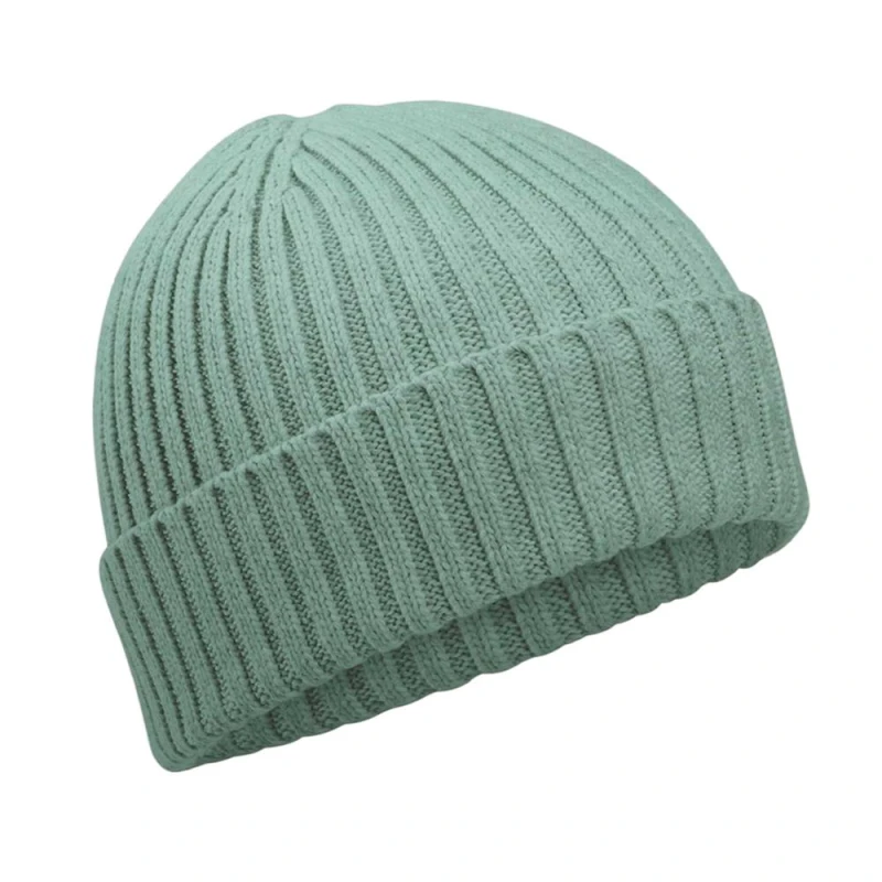 Image of Beechfield Cotton Beanie in Mint Mint Unisex One Size