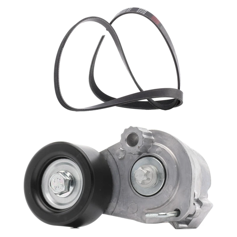 Image of RIDEX PLUS 542R0682P V-ribbed belt set Check alternator freewheel clutch & replace if necessary V-Ribbed Belt Set (542)