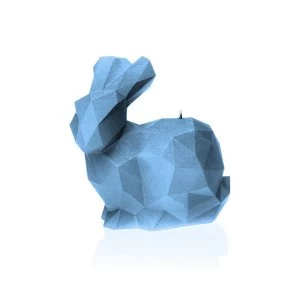 Image of Light Blue Large Rabbit Candle