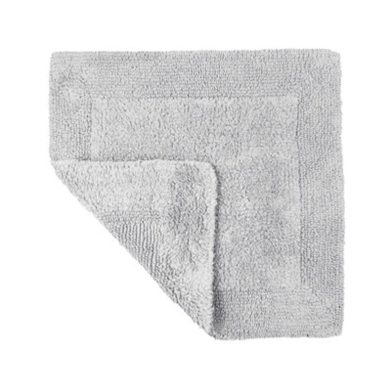 Image of Allure Bath Fashions Elegance Reversible Heavyweight Shower Mat - Dove Grey