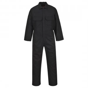 image of Biz Weld Mens Flame Resistant Overall Black 2XL 32"