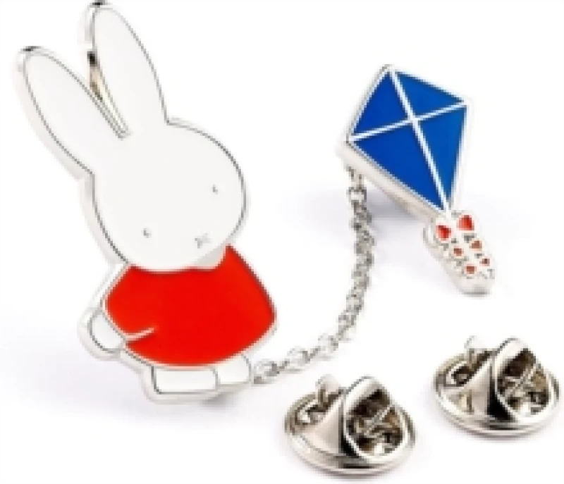 Image of Miffy Flying Kite Pin badge General merchandize