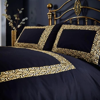 Image of Biba Serena Duvet Cover - Black