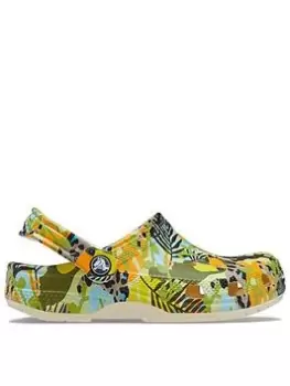 Image of Crocs Classic Far Out Clog Kids, Cream, Size 11 Younger