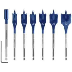 Image of Bosch Accessories 2608900334 Wood fraise set 16 mm, 18 mm, 20 mm, 22 mm, 25 mm, 32mm Hex shank 7 pc(s)