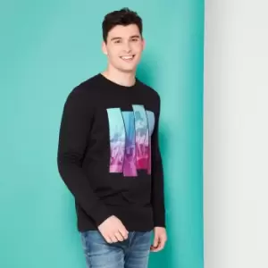 Image of Looney Tunes Kaboom Collection Bugs Polyptych Sweatshirt - Black - M