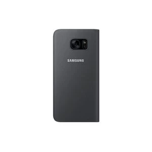 Image of Samsung EF-WG935PBEGWW Flip Wallet Cover for Galaxy S7 edge Black