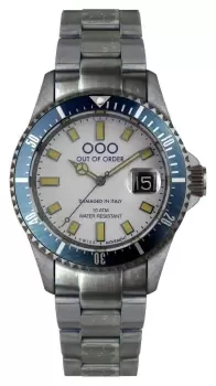 Image of Out Of Order OOO.001-18.BI.BL Casanova Capitano (44mm) White Watch