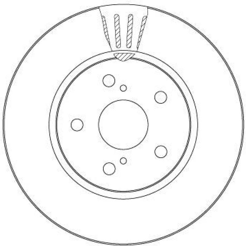 Image of Brake disc TRW DF6986S