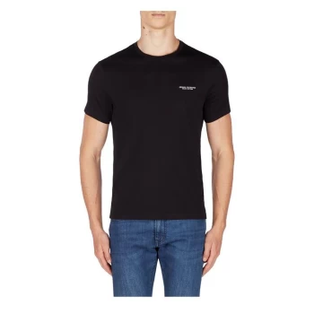 Image of Armani Exchange Small Logo T-Shirt Black Size M Men