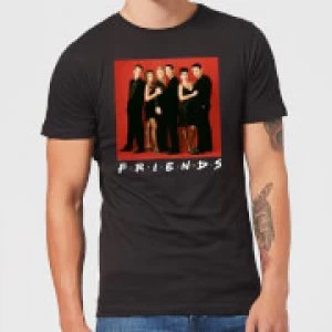 image of Friends Character Pose Mens T-Shirt - Black - S