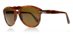 image of Persol PO0649 Sunglasses Brown 96/33 54mm