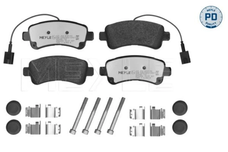 Image of Brake pad set MEYLE 025 259 8721/PD