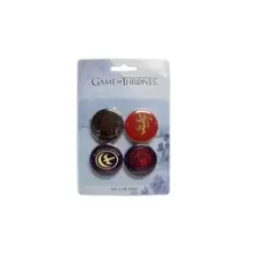 image of Game Of Thrones Button Badge 4-Pack Version 1