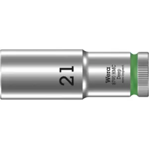 Image of Wera 8790 HMC Deep 1/2" Drive Hexagon Socket Metric 1/2" 21mm