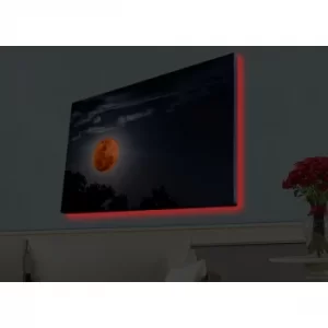 Image of 4570HDACT-091 Multicolor Decorative LED Lighted Canvas Painting