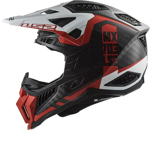 Image of LS2 MX703 C X-Force Victory Red White Size L