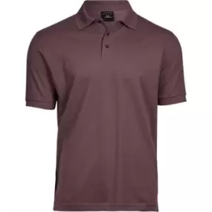 Image of Tee Jays Mens Luxury Stretch Pique Polo Shirt (M) (Grape)