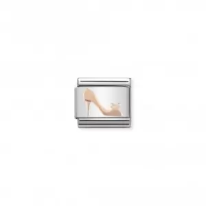 Image of Nomination Composable Classic Stainless Gold Heel Shoe Link 430104/17
