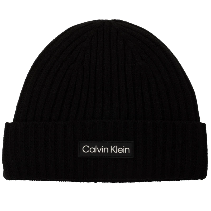 Image of Calvin Klein Golf Knit Beanie Mens - Black S