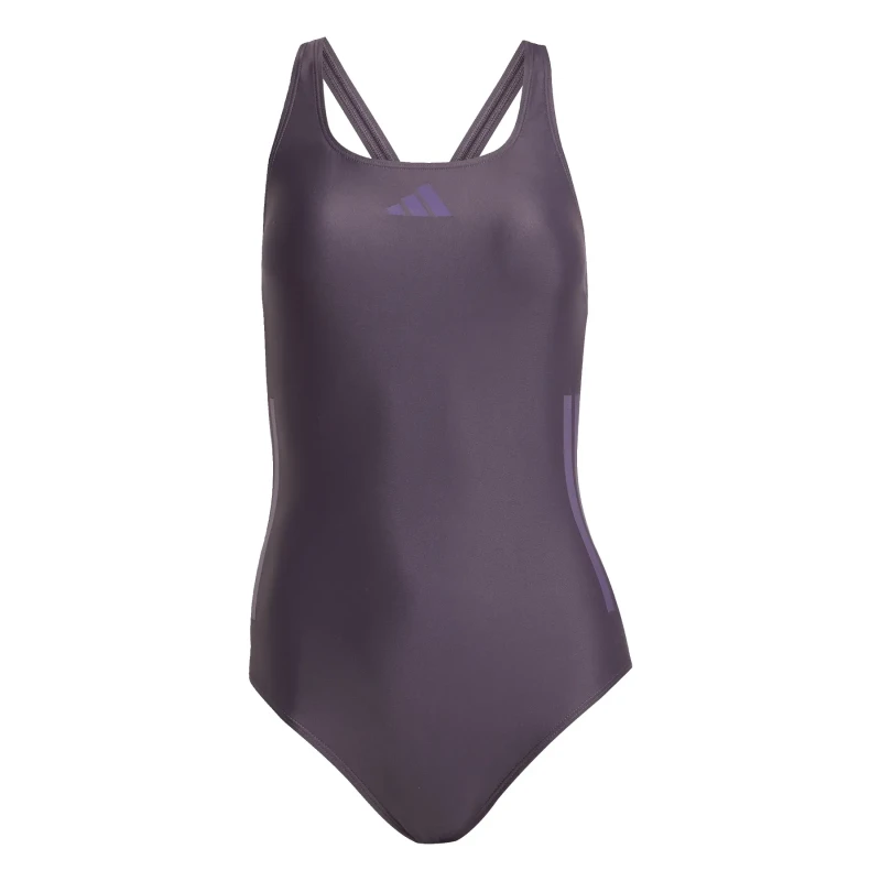 Image of Womens 1 Piece swimsuit adidas 3-Stripes Violet Female 48