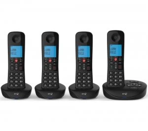 image of BT Essential Cordless Phone - Quad Handsets