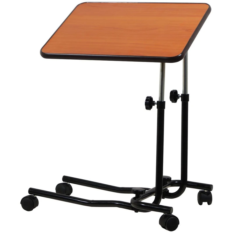Image of Loops Mobile Multi Table - Height Adjustable Overbed Table - 550 x 410mm Surface Area Multi