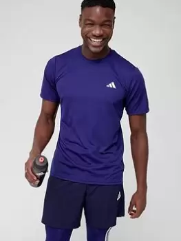 Image of adidas Performance Train Essentials Training T-Shirt - Navy, Size XS, Men