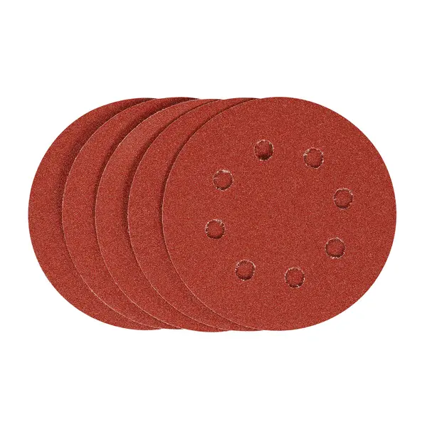 image of STANLEY - 5x 120g Quick Fit Random Orbital Sanding Discs 115mm