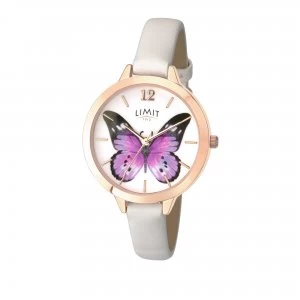 Image of Limit Ladies Gold Plated Leather Strap Watch