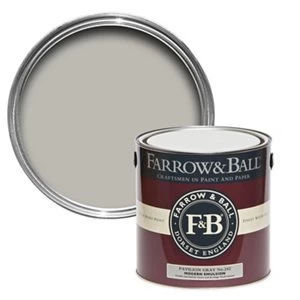 Image of Farrow & Ball Modern Pavilion gray No. 242 Matt Emulsion Paint 2.5L