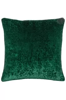 image of Ripple Pressed Velvet Piped Cushion