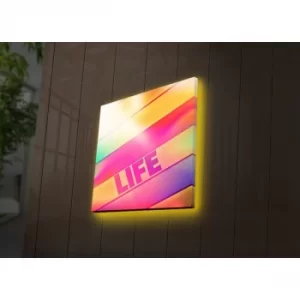 Image of 2828DACT-39 Multicolor Decorative LED Lighted Canvas Painting