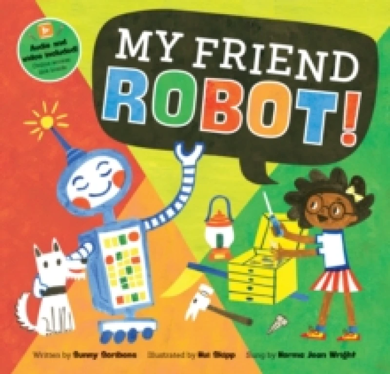 Image of Sunny Scribbens My Friend Robot Book Multi unisex