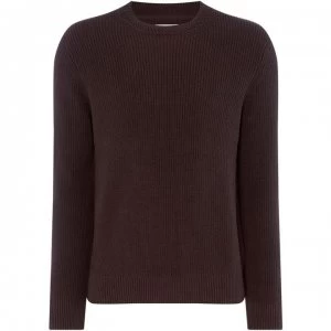 image of Criminal Roscoe Cotton Texture Knit - Burgundy