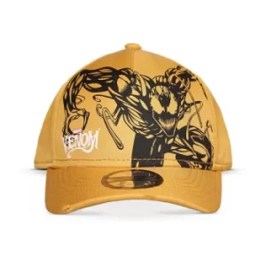 Image of MARVEL COMICS Venom Graphic Print Kid's Adjustable Baseball Cap, Boy, Yellow (BA728425SPN)
