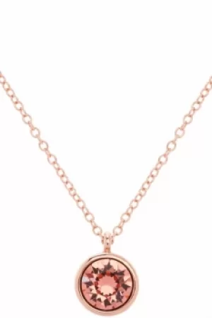 Ladies Karen Millen PVD rose plating Crystal Dot Necklace KMJ869-24-94