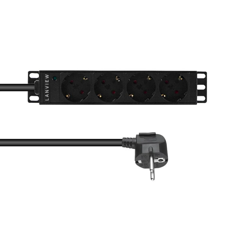 Image of Lanview 10 4-wy Schuko oules