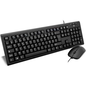 Image of Keyboard and Mouse PS2 French Layout (Balck)