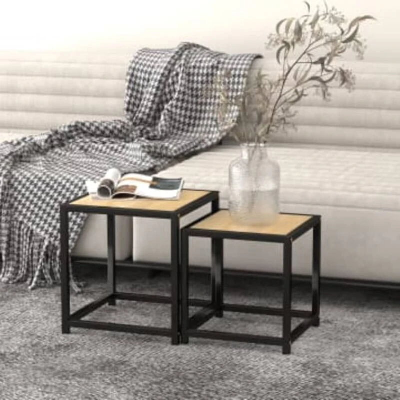 Image of VIDAXL Tea Tables 2 pcs mdf Sonoma Oak Vidaxl 8720286462546