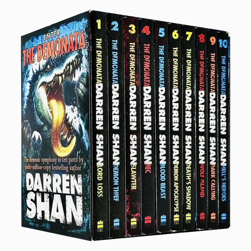 Image of Demonata Complete 10 Book Collection Darren Shan Young Adult Horror Series Perfect Gift Darren Shan Books