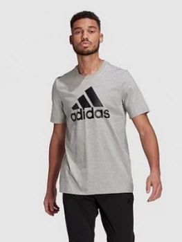 image of adidas Bos T-Shirt, Medium Grey Heather, Size S, Men