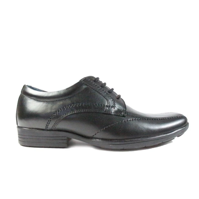 Image of Pod Mens Angus Lace Up Leather Shoes UK Size 7 (EU 41) Black POD013-BLACK-7