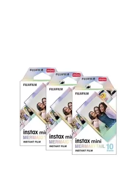 image of Instax Mini Photo Film - Mermaid 30 pack