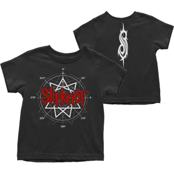 Image of Slipknot - Star Logo Kids 12 Months T-Shirt - Black