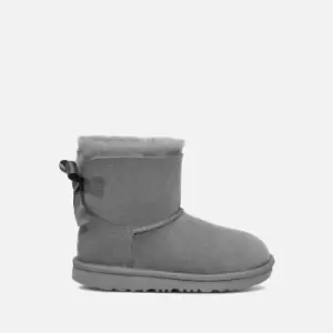 Image of UGG Kids Mini Bailey Bow-Detailed Sheepskin Boots - UK 13 Kids