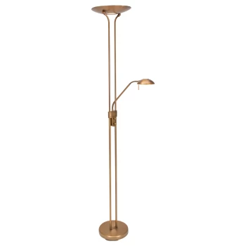 Image of Biron Mother & Child Lamp Bronze Brushed, Glass Matt