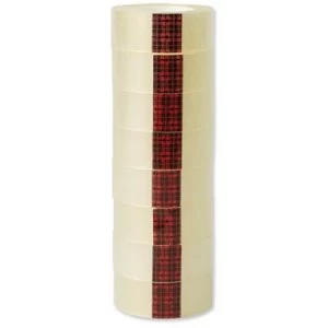 Image of Scotch Easy Tear 19mm x 33m Adhesive Tape Clear Pack of 8 Rolls